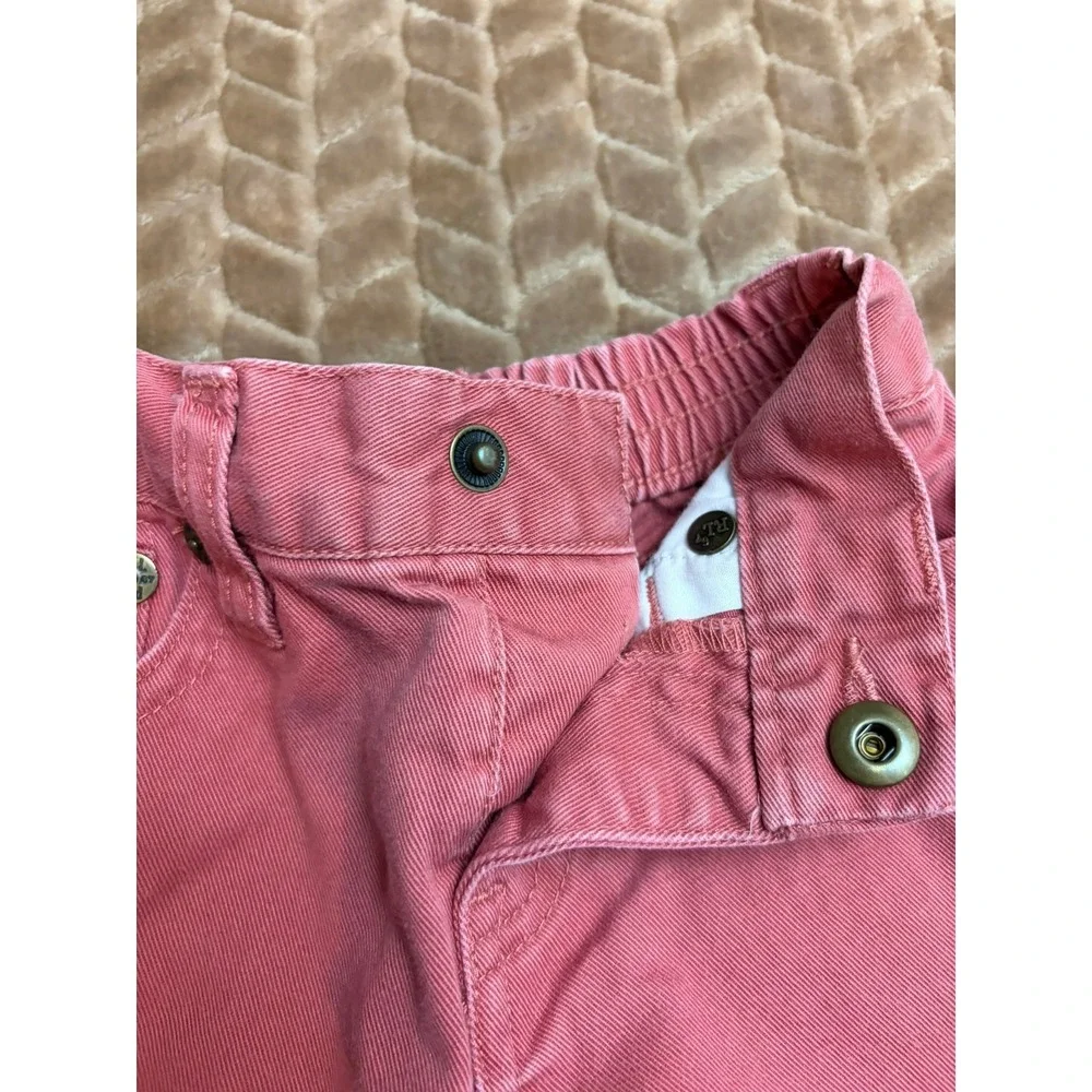 Polo Ralph Lauren Pants 6M Coral Pink Authentic Dungarees Preppy Cotton Twill